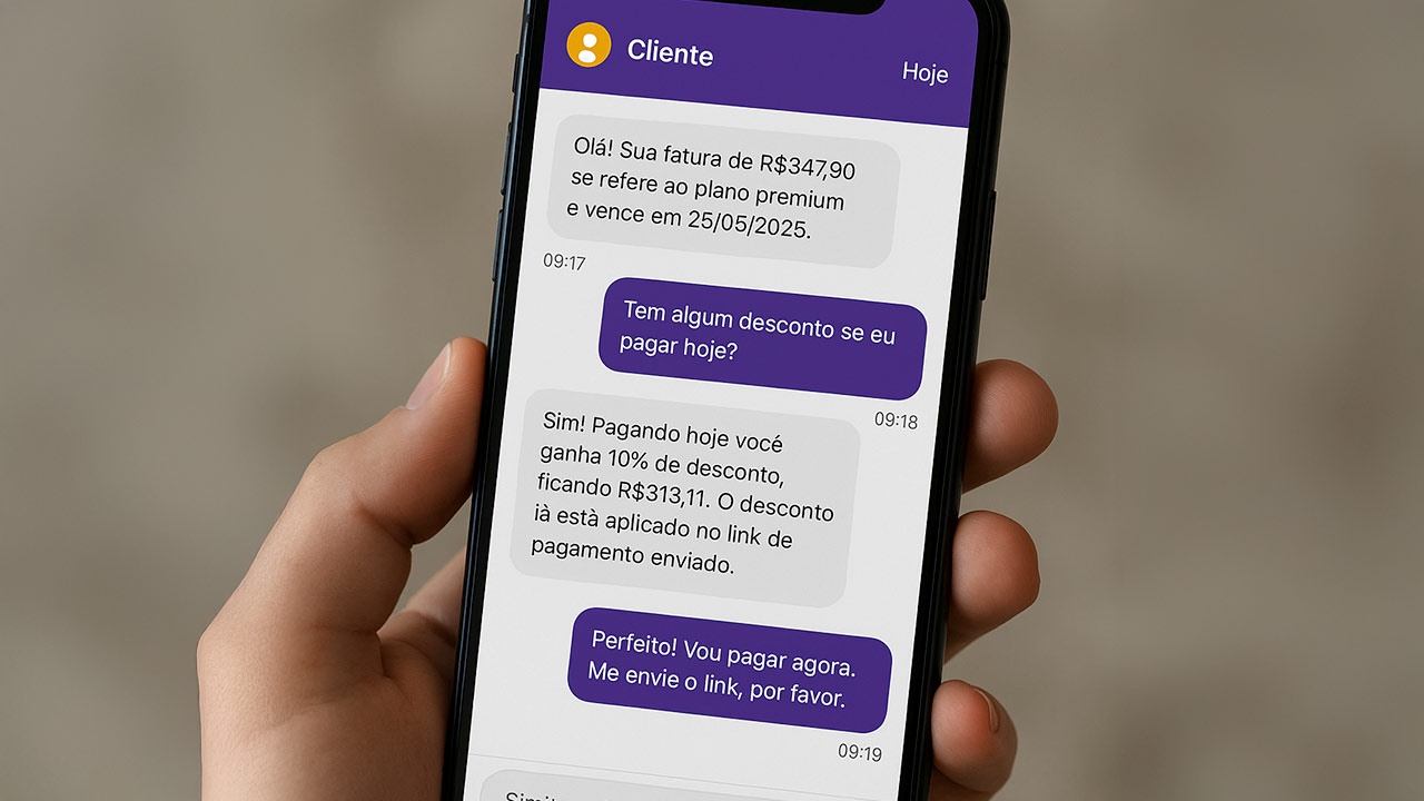 IA de cobrança da Neofin