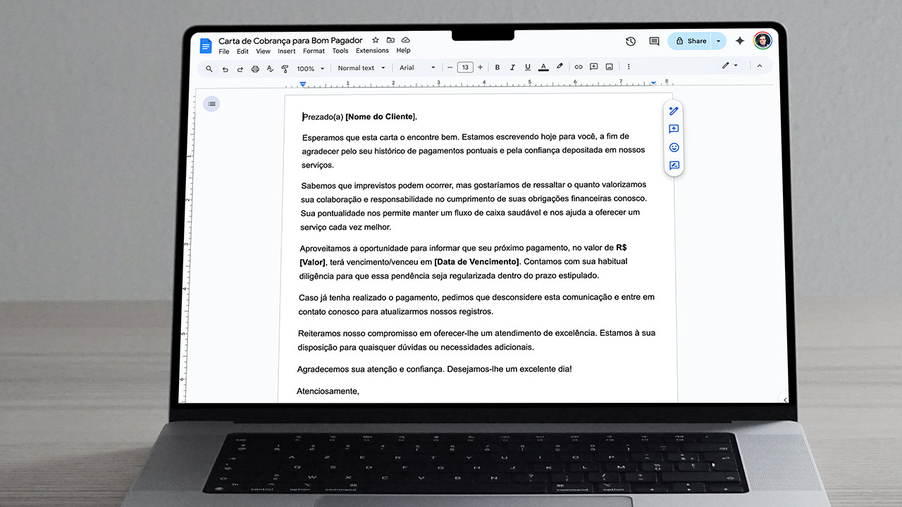 Modelos de Cartas de Cobrança