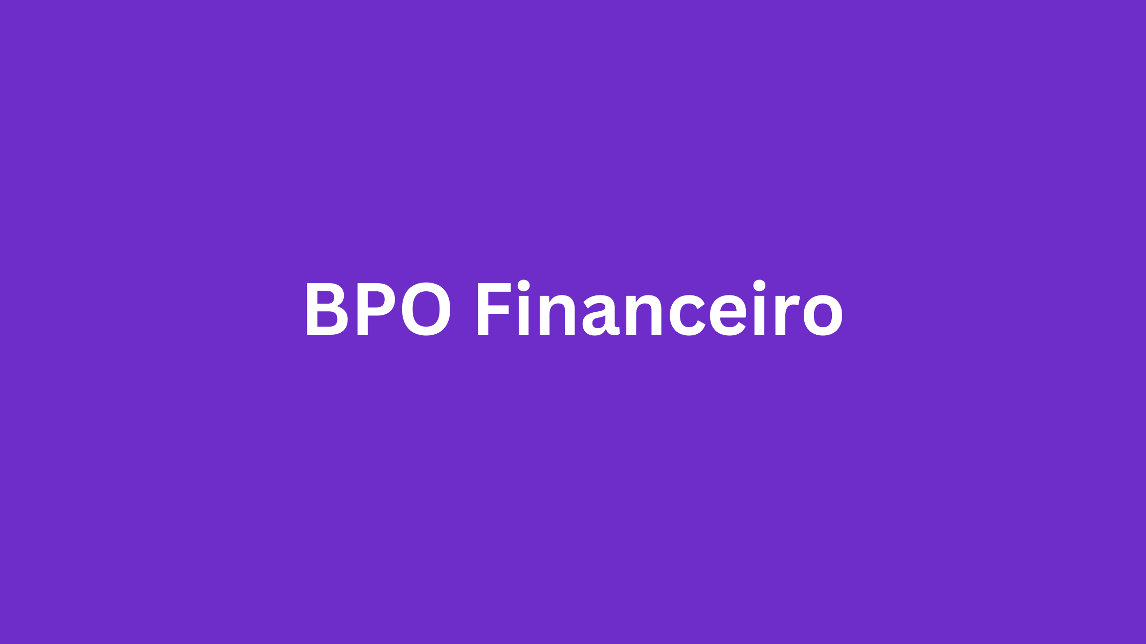 BPO Financeiro