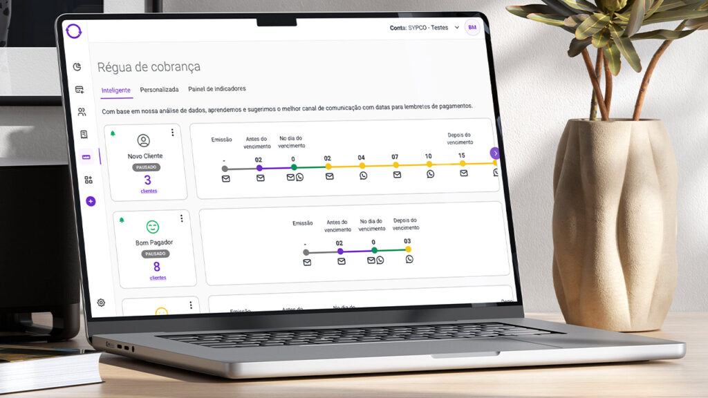 A Régua de Cobrança Automatizada Neofin pode ajudar muito startups SaaS que lidam com a inadimplência.
