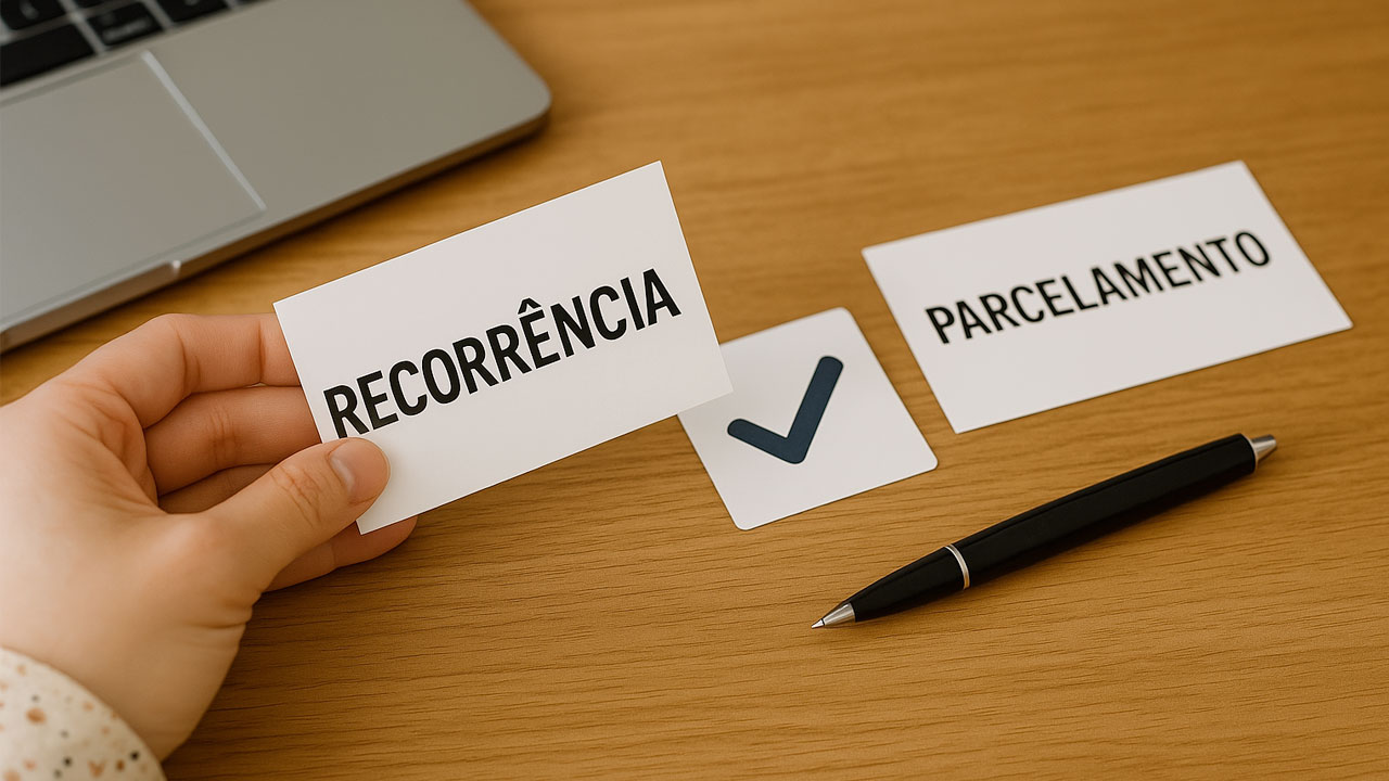 Recorrência vs. Parcelamento: Qual a diferença e qual opção é melhor?