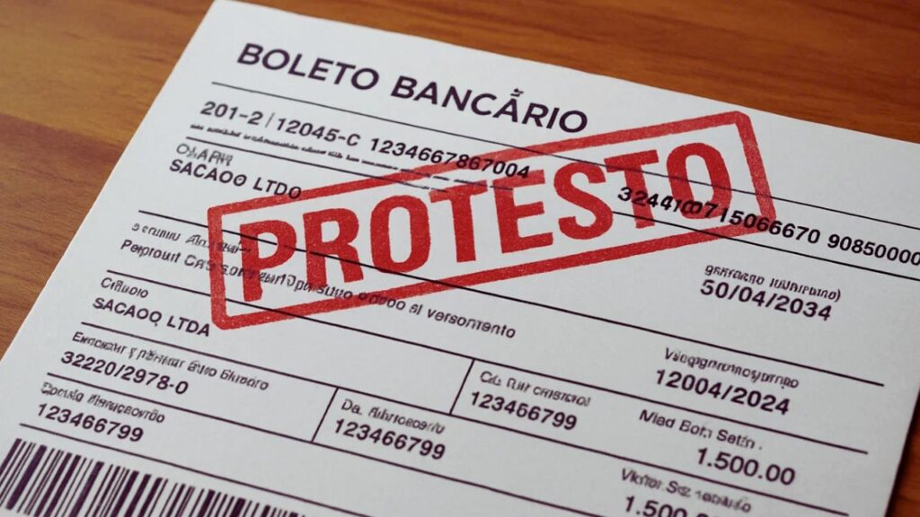 Protesto em cartório em virtude de dívida bancária